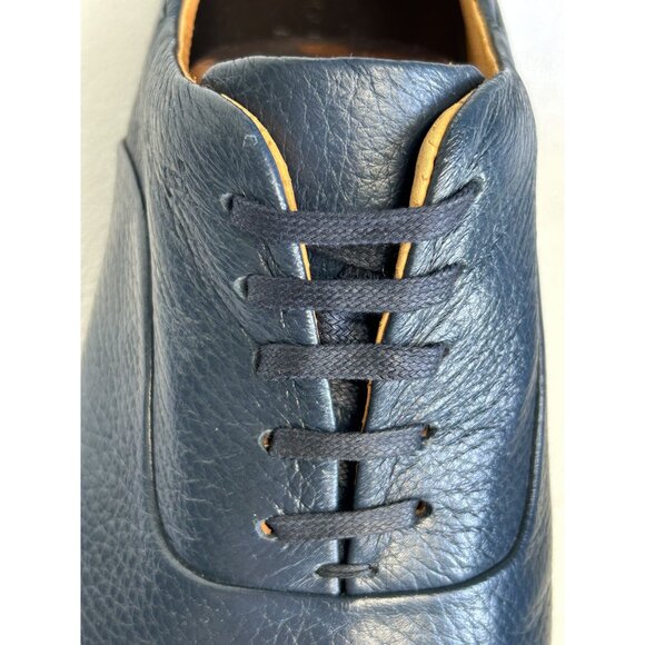 Porsche Design Men's Italian Torino Leather Oxford Shoes in Blue - Sz 10 - Picture 4 of 14